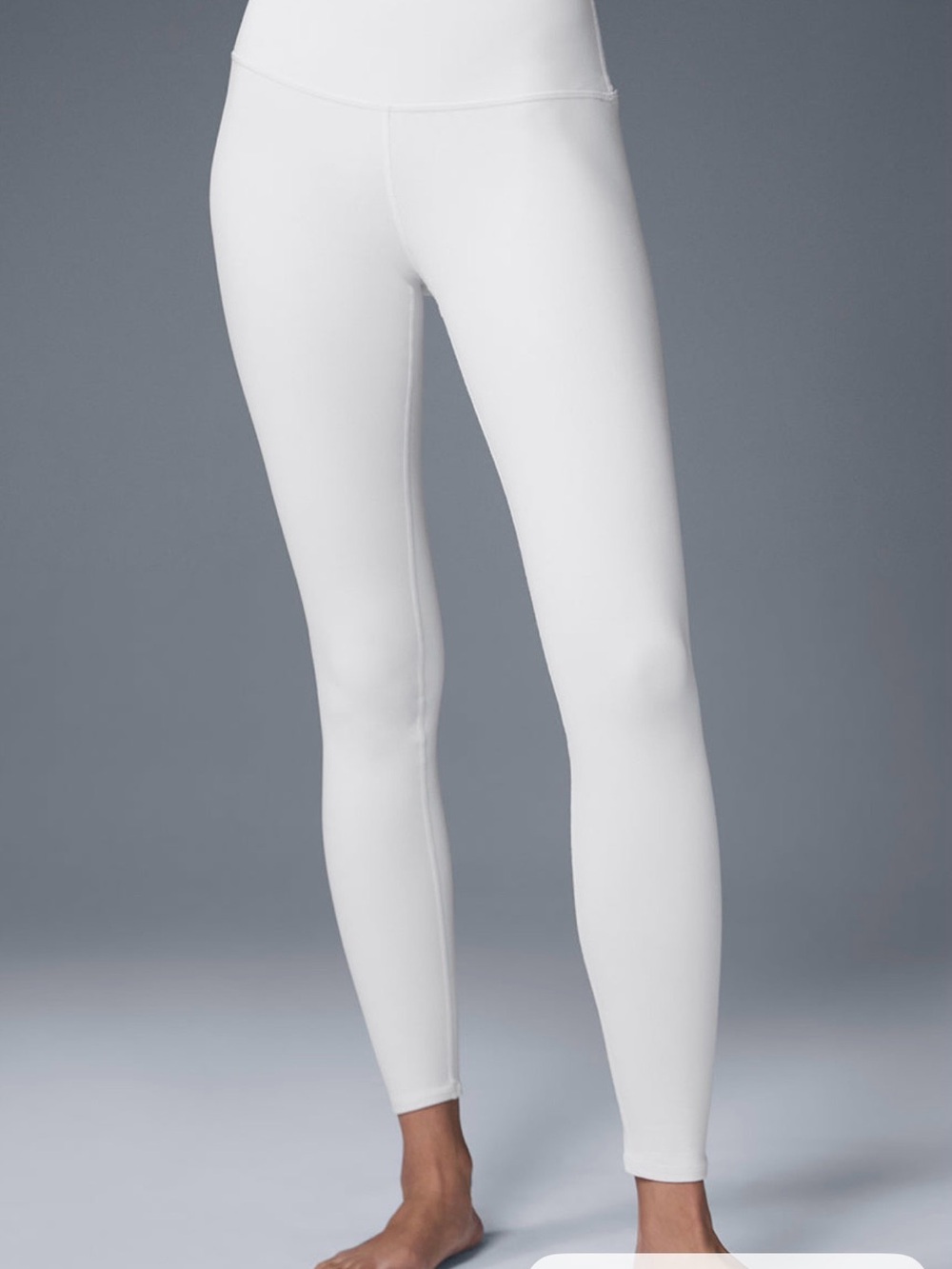 ALO Yoga White High-Rise Leggings